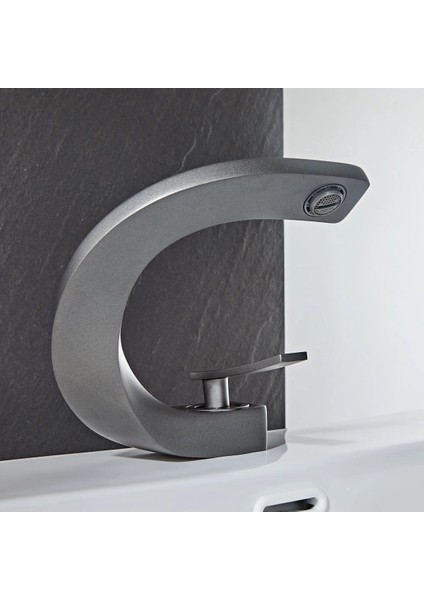 Banyo Lavabo Bataryası Antrasit Renk Şelale Yeni Tasarım 7 Yıl Güvenceli İthal fiyatları