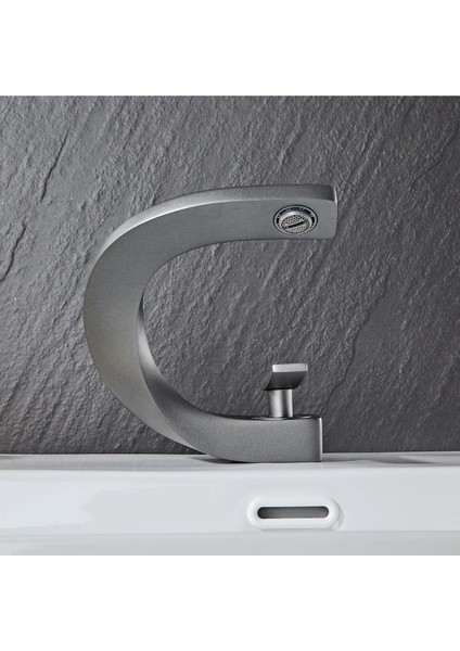 Banyo Lavabo Bataryası Antrasit Renk Şelale Yeni Tasarım 7 Yıl Güvenceli İthal modelleri