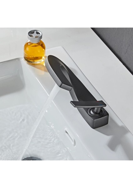 Banyo Lavabo Bataryası Antrasit Renk Şelale Yeni Tasarım 7 Yıl Güvenceli İthal fırsatları
