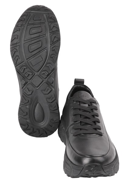20378 Siyah Sneaker Deri Ayakkabı fırsatları