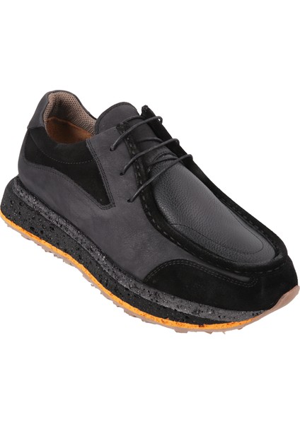 20418 Siyah Sneaker Deri Ayakkabı fiyatları