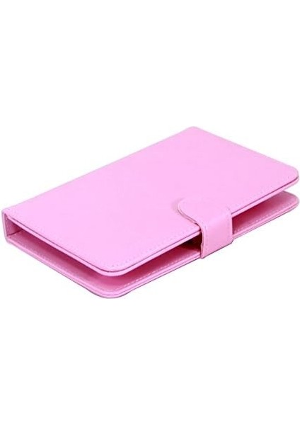 KB-TAB07 7" Pembe Micro+Mini USB Türkçe Q Klavye Tablet Pc Kılıfı