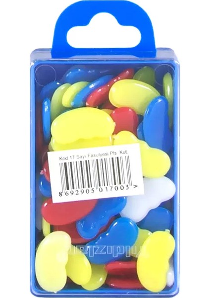 017 Sayı Fasulyesi Plastik Kutu