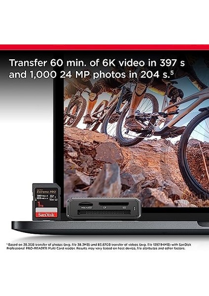 64GB Extreme Pro Sdxc Uhs-Iı Hafıza Kartı - C10, U3, V60, 6k, 4K Uhd, Sd Kart - SDSDXEP-064G-GN4IN