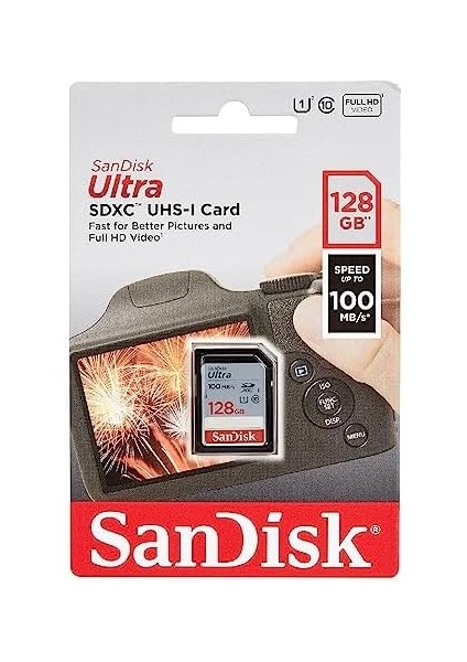 Ultra 128GB Sdxc Memory Card 100MB/S