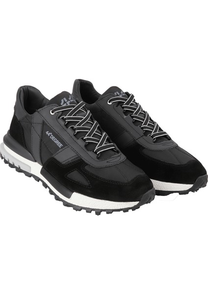 20354 Siyah Süet Sneaker Deri Ayakkabı modelleri