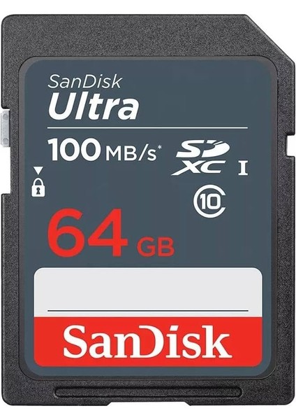 Ultra 64GB Sdxc Memory Card 100MB/S