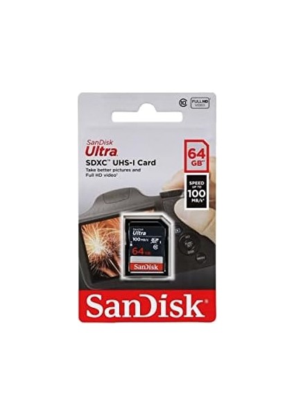 Ultra 64GB Sdxc Memory Card 100MB/S