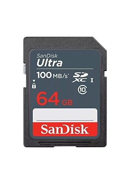 Ultra 64GB Sdxc Memory Card 100MB/S