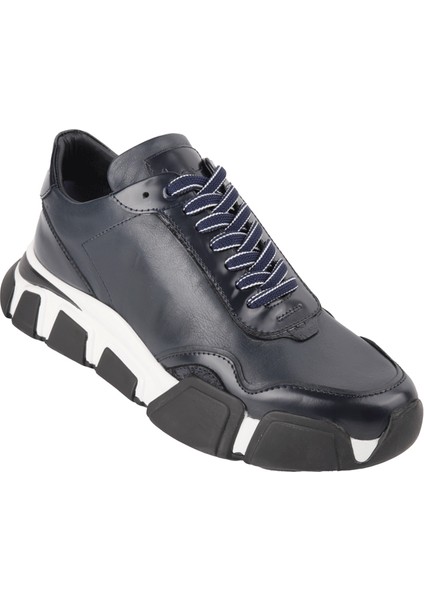 20069 Lacivert Sneaker Deri Ayakkabı fiyatları