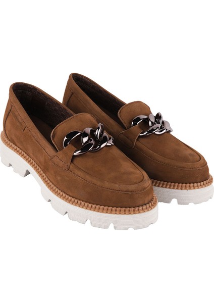 G24KA-3185 Fındık Nubuk Günlük Deri Ayakkabı modelleri