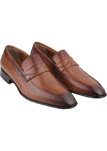 10676 Ceviz Klasik Deri Ayakkabı modelleri
