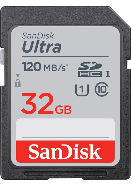 Ultra 32GB Sdhc Memory Card 120MB/S