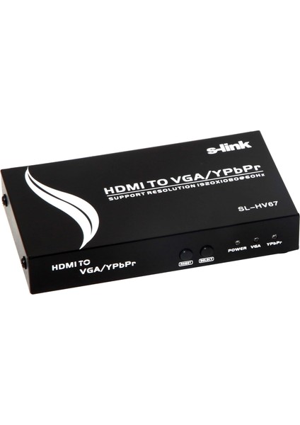 SL-HV67 HDMI To Vga+Ypbpr Çevirici (11529)