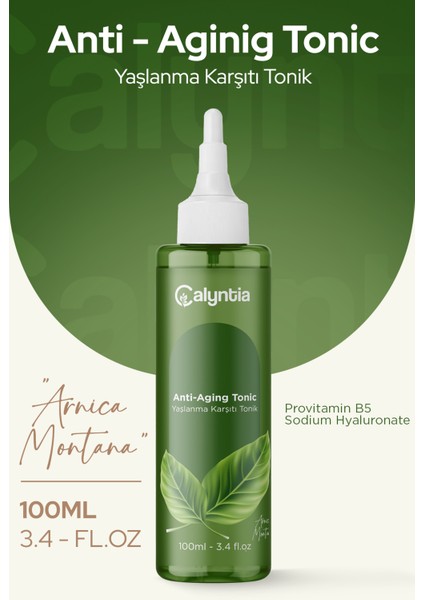 Calyntia Anti Aging, Canlandirici Kolajen Etkili, Yaşlanma Karsiti Tonik 100 ml