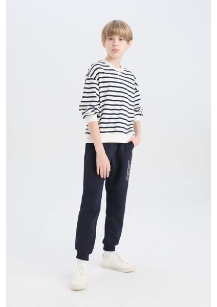 Erkek Çocuk Beli Paçası Lastikli Baskılı Eşofman Altı S1856A624WN modelleri