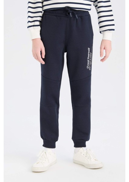 Erkek Çocuk Beli Paçası Lastikli Baskılı Eşofman Altı S1856A624WN fırsatları