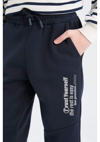 Erkek Çocuk Beli Paçası Lastikli Baskılı Eşofman Altı S1856A624WN indirimleri