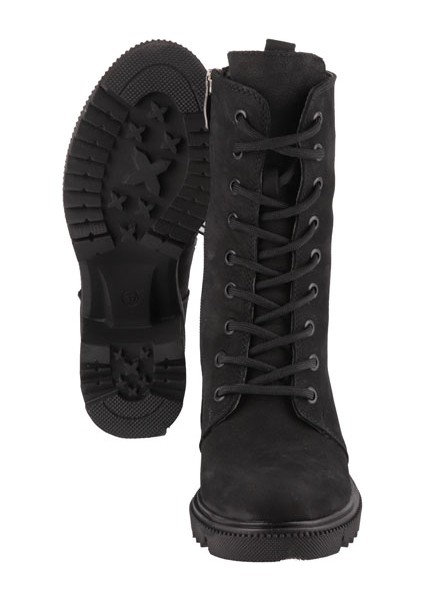 Mammamıa D24KB-1620 Sıyah Nubuk Derı Bot fırsatları