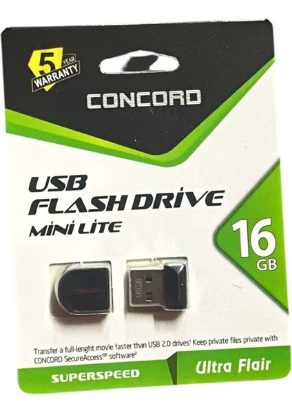Mini 16GB Flash Bellek Cuml 16 GB Mini Lite USB Disk USB