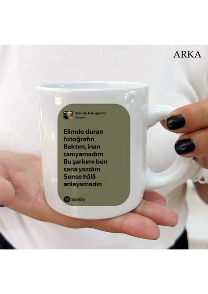 Bergen Elimde Fotoğrafın Dayanıklı ve Şık Kişiye Özel Kupa Bardaklar fiyatları