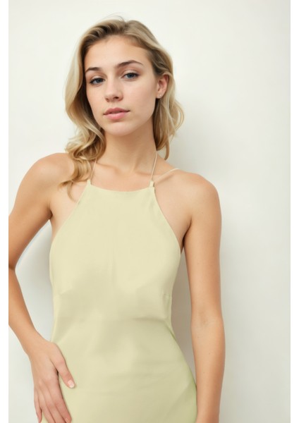 Ip Askılı Saten Elbise fiyatları