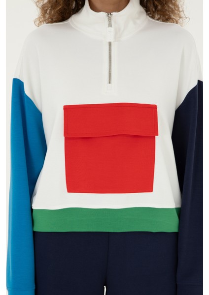 Kadın Beyaz Sweatshirt 50284300-VR013
