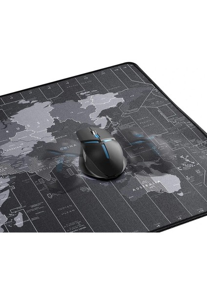 Dünya Desenli Profesyonel 90*40 Gaming Destekli Oyuncu Mousepad Ultra Geniş Xxl