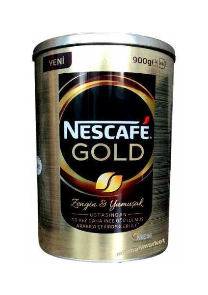 Gold Çözünebilir Kahve 900 gr Teneke