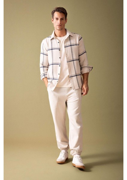 Modern Fit Polo Yaka Oduncu Uzun Kollu Gömlek Y1692AZ24WN
