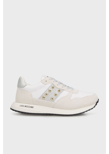 Deri Süet Detaylı Sneaker Ayakkabı Bayan Ayakkabı JA15403G1MIAM10D
