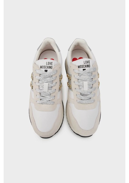 Deri Süet Detaylı Sneaker Ayakkabı Bayan Ayakkabı JA15403G1MIAM10D fırsatları