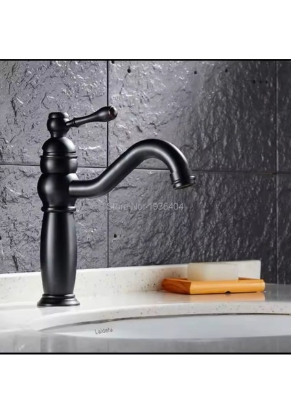 Banyo Lavabo Bataryası Yeni Model Siyah Renk İthal 7 Yıl Güvenceli