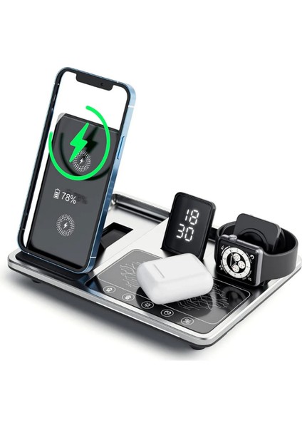 R11 4in1 Wireless Kablosuz Şarj Standı