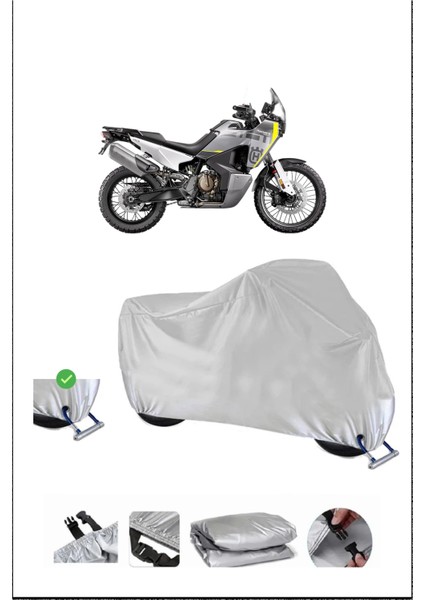 Husqvarna Norden 901 Için Kilit Uyumlu Motosiklet Branda, Güvenli, Su Geçirmez Dayanıklı Kumaş