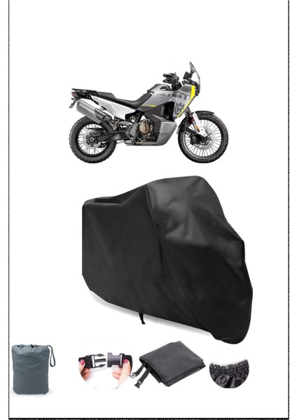 Husqvarna Norden 901 Uyumlu Siyah Motorsiklet Branda, Motor Örtüsü