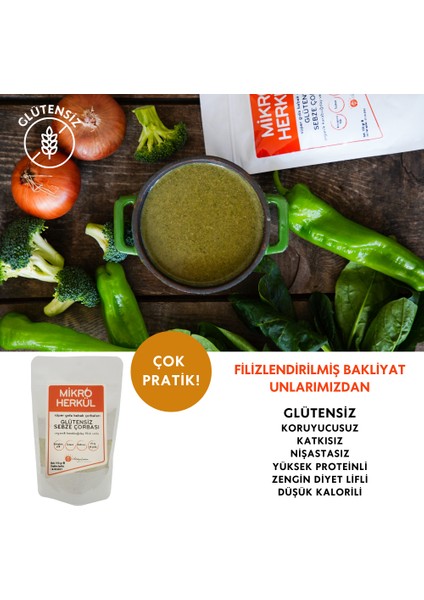 Gıda Glutensiz Sebze Çorbası (+9 Ay) 150 gr