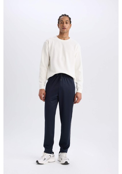 Fit Sporcu Jogger Eşofman Altı Slim Fit Dar Kesim Standart Paça Skuba Dalgıç Kumaş Beli Lastikli E3931AX24WN fiyatları