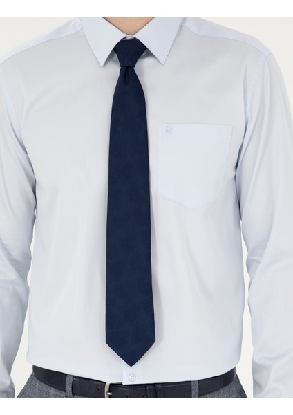 Erkek Açık Mavi Regular Fit Uzun Kollu Basic Gömlek 50286106-VR003