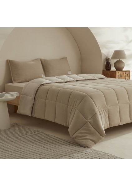 Relax Çift Kişilik Comfort Set/uyku Seti Bej