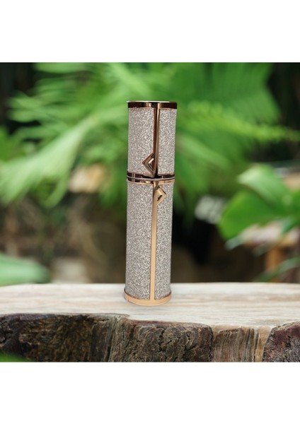 Simli Sızdırmaz Taşınabilir Mini Doldurulabilir Boş Küçük Seyahat Cep Parfüm Şişesi-Beyaz