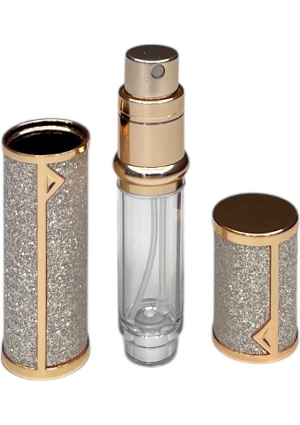 Simli Sızdırmaz Taşınabilir Mini Doldurulabilir Boş Küçük Seyahat Cep Parfüm Şişesi-Beyaz fiyatları