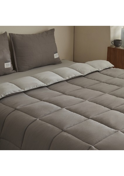 Relax Çift Kişilik Comfort Set/uyku Seti Gri