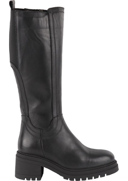 Mammamıa D24KC-2040 Sıyah Derı Cızme