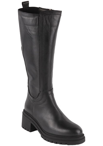 Mammamıa D24KC-2040 Sıyah Derı Cızme