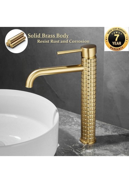 Banyo Çanak Lavabo Bataryası Mat Gold Renk Yeni Model 7 Yıl Güvenceli İthal fiyatları