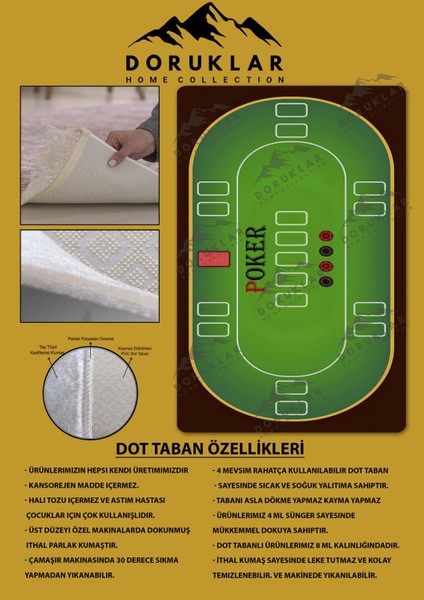 Kaymaz Taban Yıkanabilir Dijital Baskı Dekoratif Modern Desenli Dot Taban Halı CAS07 fiyatları