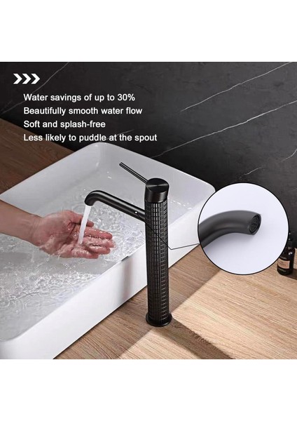 Banyo Çanak Lavabo Bataryası Siyah Renk Yeni Model 7 Yıl Güvenceli İthal