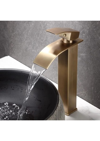 Banyo Çanak Lavabo Bataryası Antik Renk Şelale Model 7 Yıl Güvenceli İthal modelleri