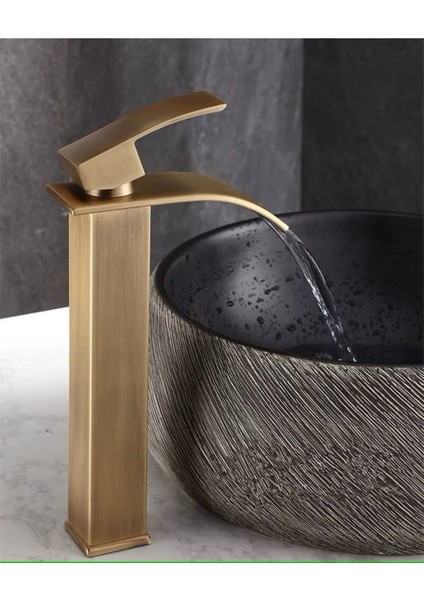 Banyo Çanak Lavabo Bataryası Antik Renk Şelale Model 7 Yıl Güvenceli İthal fırsatları